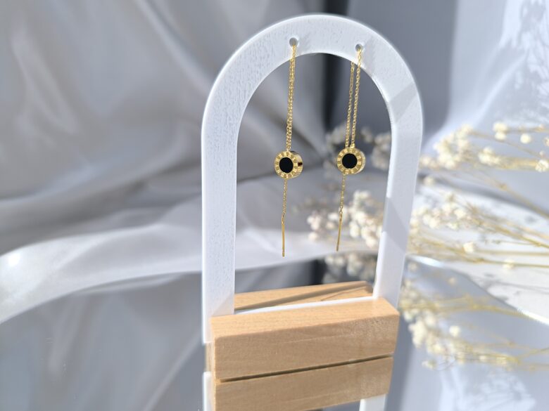 Nokarenie auskari - Melnā Roma