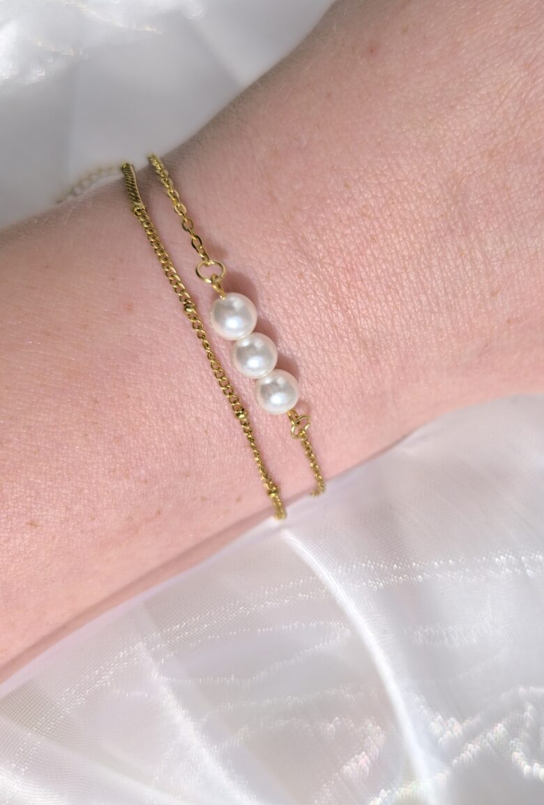 Rokassprādze - Trīs pērles