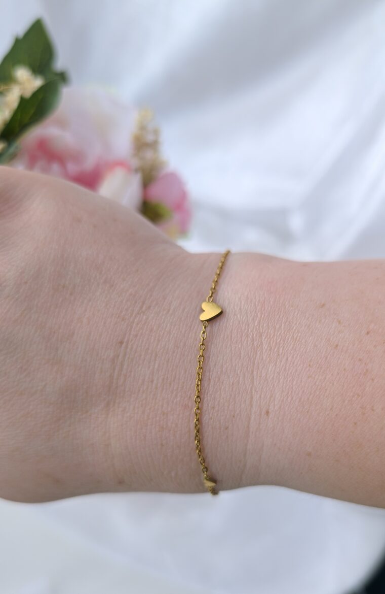 Rokassprādze - Trīs mazās sirdis